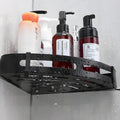 Aluminium Heavy Duty Self Adhesive Bathroom Corner Shelf (Pack of 1)