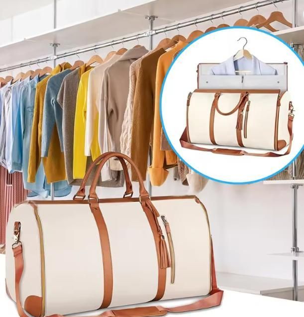 Convertible Garment Bag for Travel - 2 in 1 Hanging Suitcase & Large Duffle for Women